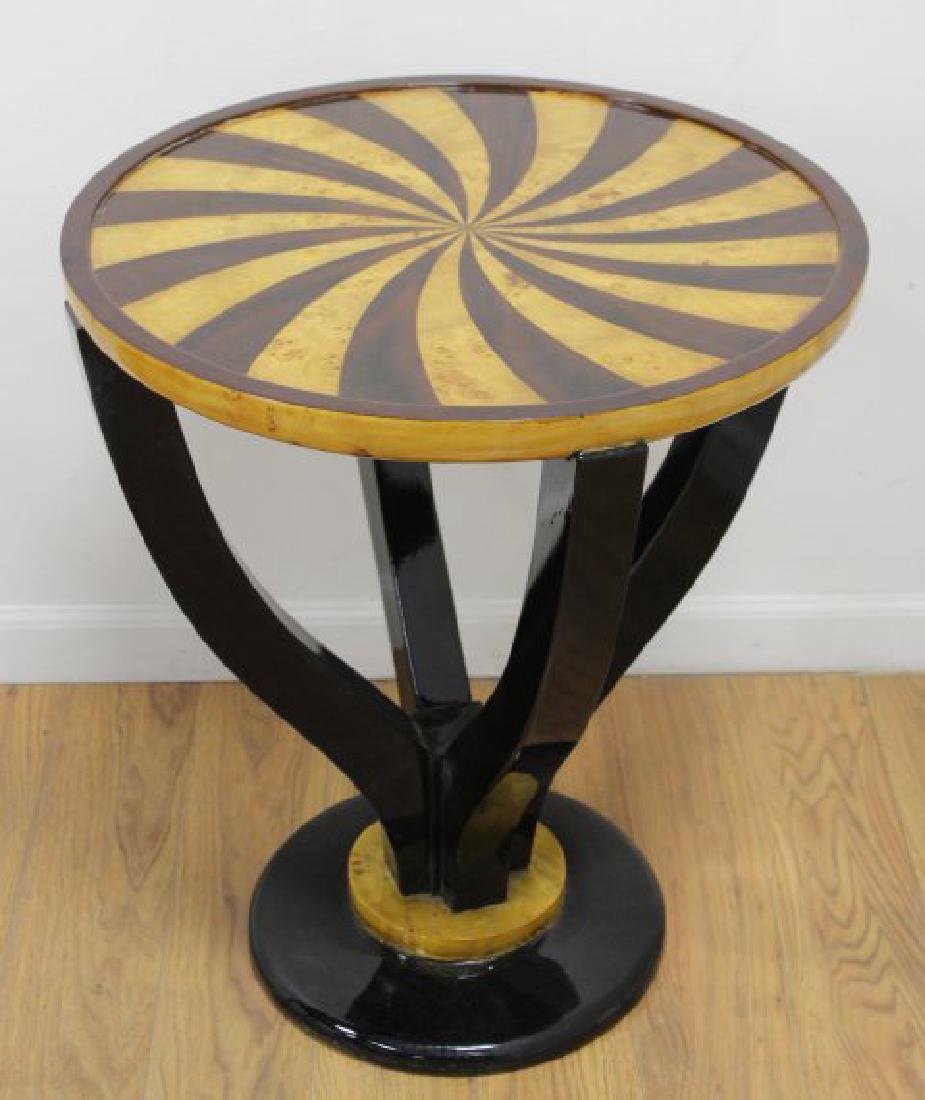 Art Deco Style Round Side Table (1 of 2)