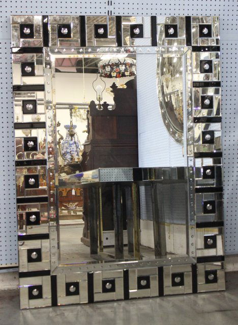 Large Art Deco Style Venetian Mirror (1 of 2)