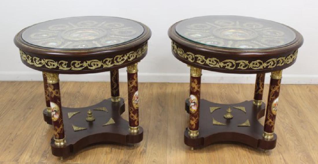 :Pair French Style Lamp Tables (1 of 3)