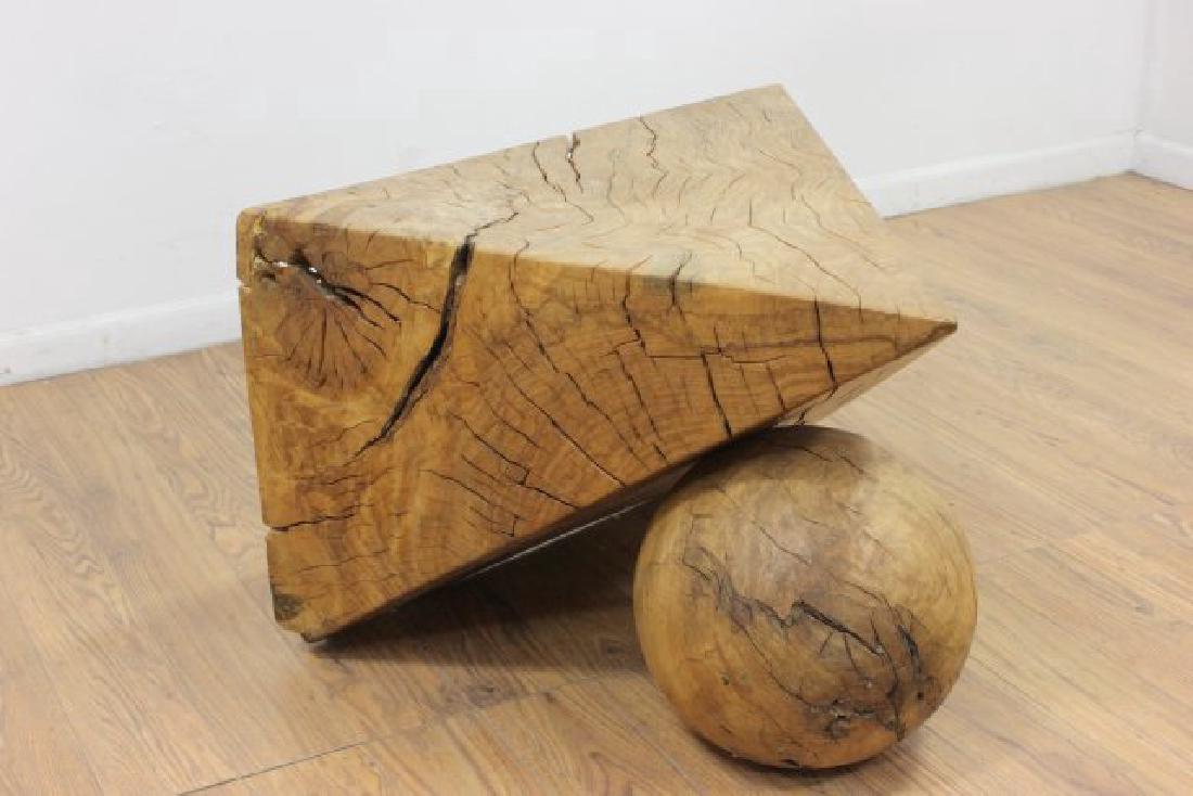 Howard Werner Spalted Beech Side Table (1 of 3)