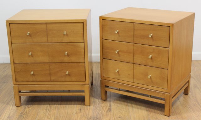 Pair Paul McCobb Fruitwood Chests (1 of 2)