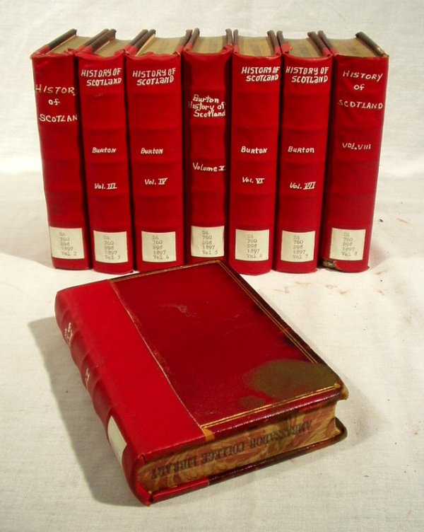 8V SCOTTISH HISTORY John Burton Edinburgh 1897