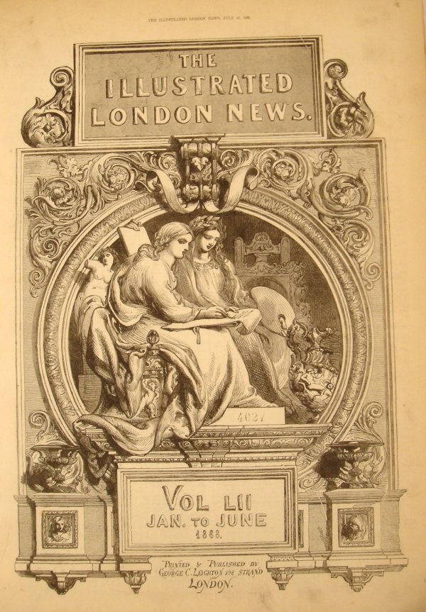 1868 ILLUSTRATED LONDON NEWS Engravings Temple Ad - 2