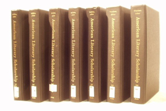 7V AMERICAN LITERARY SCHOLARSHIP ANNUALS 1968-74