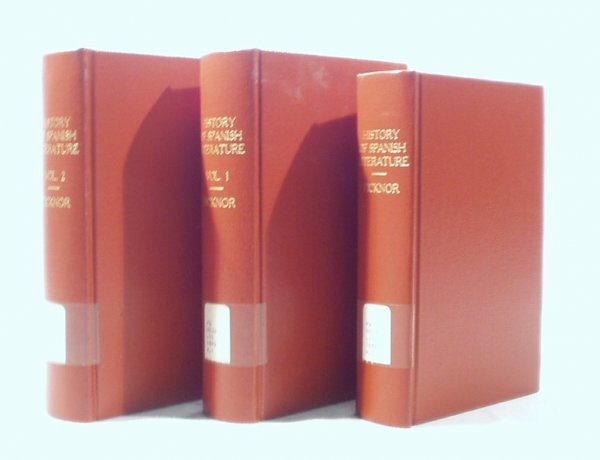 3V Set HISTORY OF SPANISH LITERATURE Ticknor 1849: Title: History of Spanish Literature Author: George Ticknor Publisher: John Murray Printing Year: 1849 Number of Volumes: 3 Notes: These three volumes have library binings of orange clot