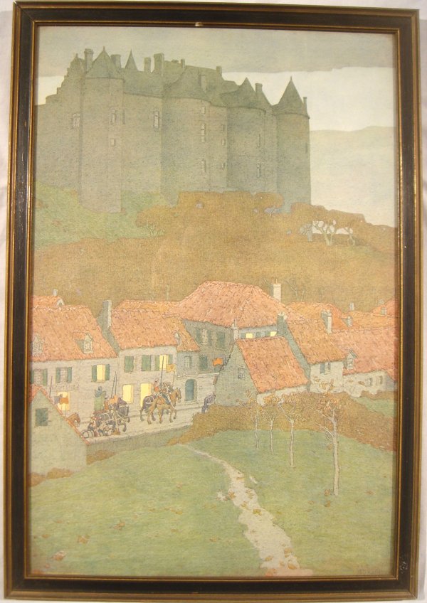 Jules Guerin NORMAN CASTLE KNIGHTS Medieval