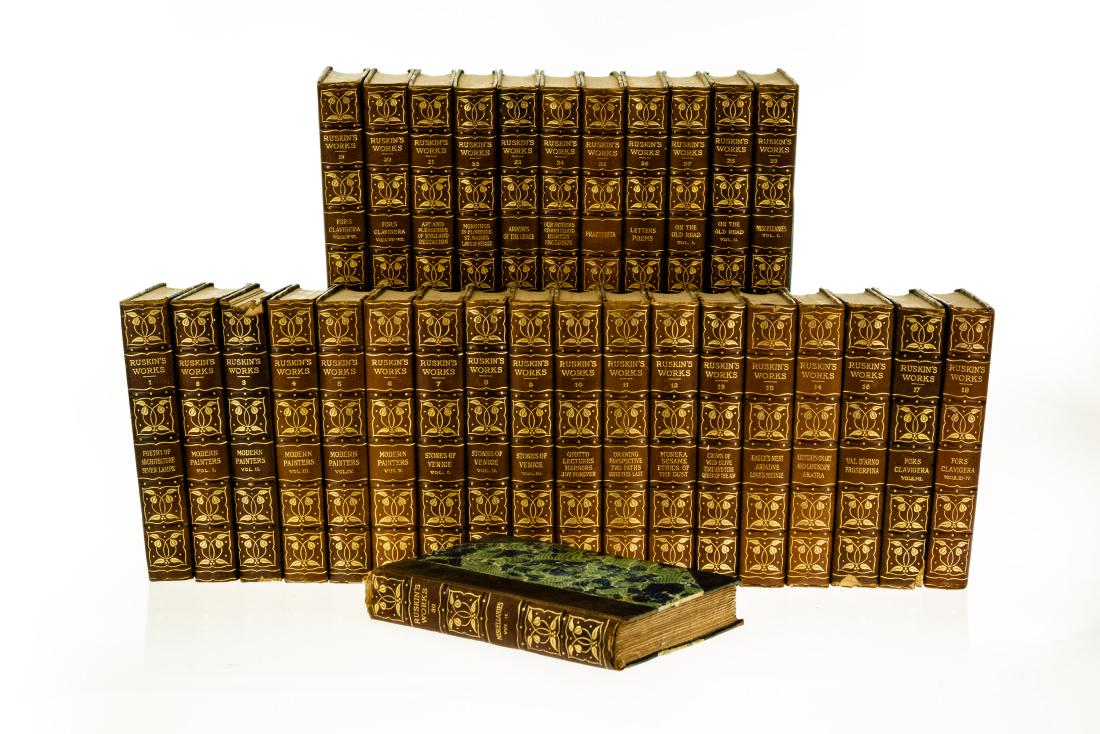 30V John Ruskin THE COMPLETE WORKS OF JOHN RUSKIN c1940 (1 of 20)