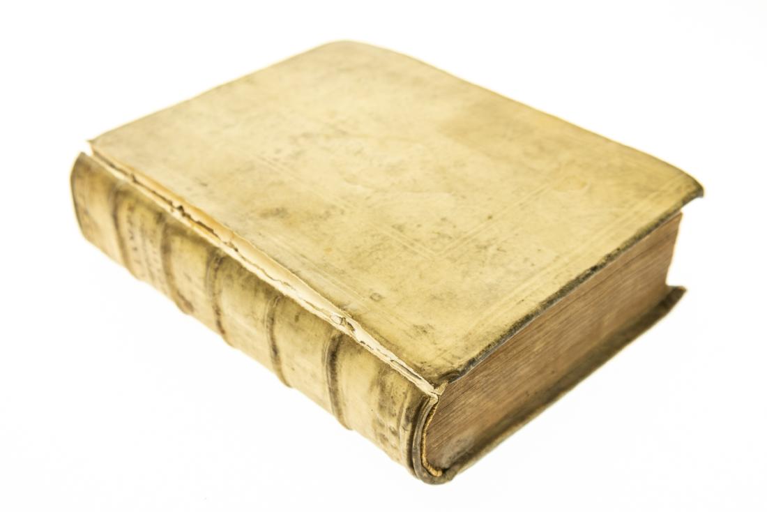 Friedrich Adolphi Lampe THEOLOGI CONSUMMATI: Friedrich Adolphi Lampe THEOLOGI CONSUMMATI DISSERTATIONUM PHILOLOGICO-THROLOGICARUM ACCEDUNT ORATIONES 1737 Vellum Binding Engraving Textual Criticism Literary Linguistics History Theology Religion P