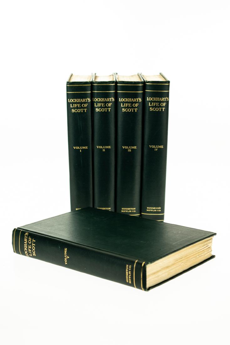 5V John Gibson Lockhart LOCKHART'S MEMOIRS OF THE LIFE (1 of 17)