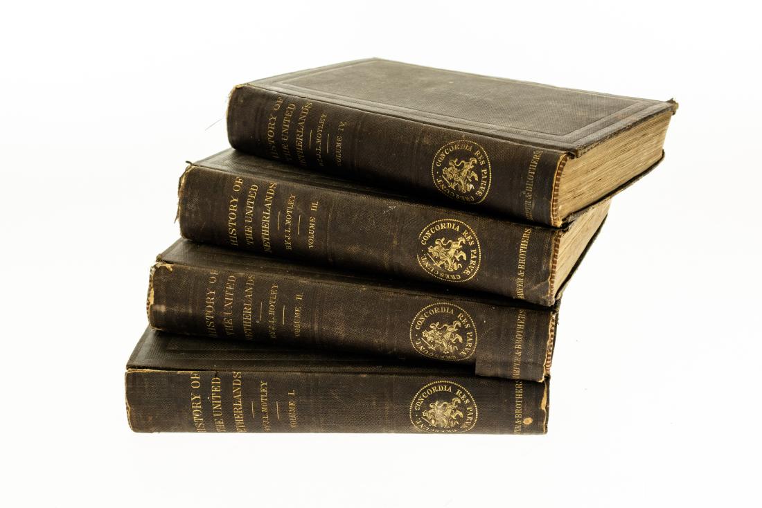 4V John Lothrop Motley HISTORY OF THE UNITED (1 of 10)