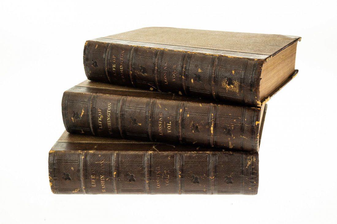 3V Benson J Lossing LIFE OF WASHINGTON A BIOGRAPHY (1 of 20)