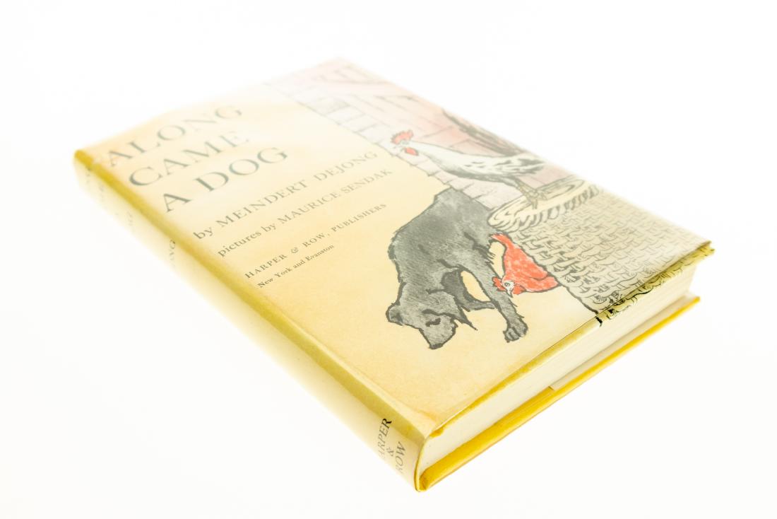 Meindert DeJong ALONG CAME A DOG 1958 Signed By Maurice (1 of 12)