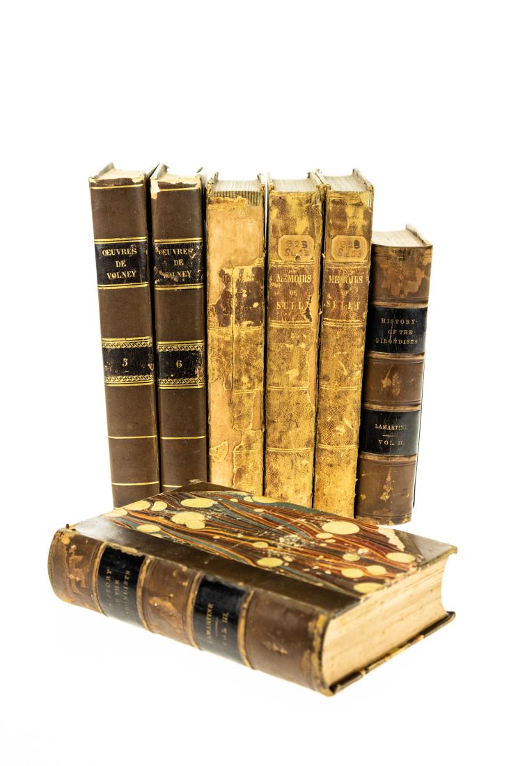 7V History Books DECORATIVE ANTIQUE BINDINGS Gilt (1 of 14)