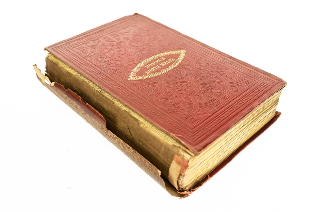 Thomas Roscoe WANDERINGS AND EXCURSIONS IN NORTH WALES: Thomas Roscoe WANDERINGS AND EXCURSIONS IN NORTH WALES c1850 Decorative Gilt Binding Scarce First American Edition Engravings Cattermole Cox Creswick Folding Map Aber Dolwyddelan Castle Capel Curig Ll