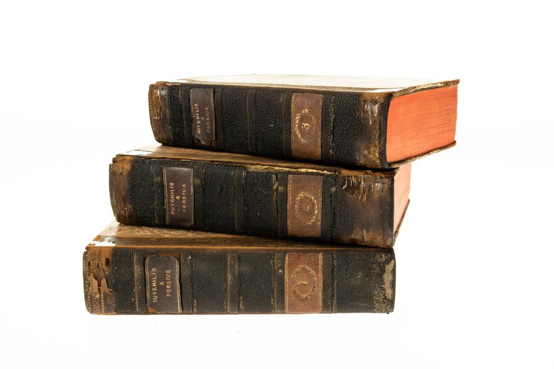 3V Juvenal OPERAN OMNIA EX EDITIONE RUPERTIANA 1820 (1 of 5)