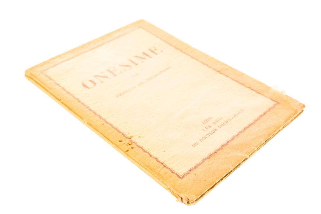 Francis de Miomandre ONESIME 1928 Limited Edition (1 of 7)