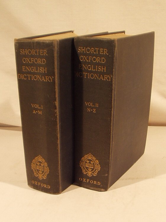 shorter oxford english dictionary shorter oxford english dictionary