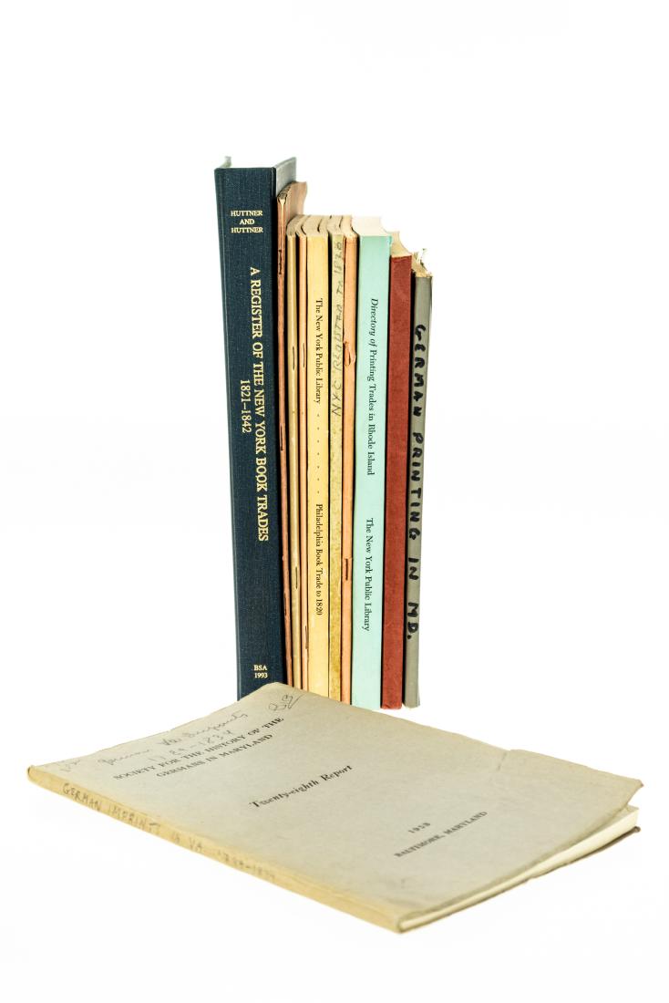 11V HISTORY OF EARLY AMERICAN PRINTING & PUBLISHING (1 of 11)