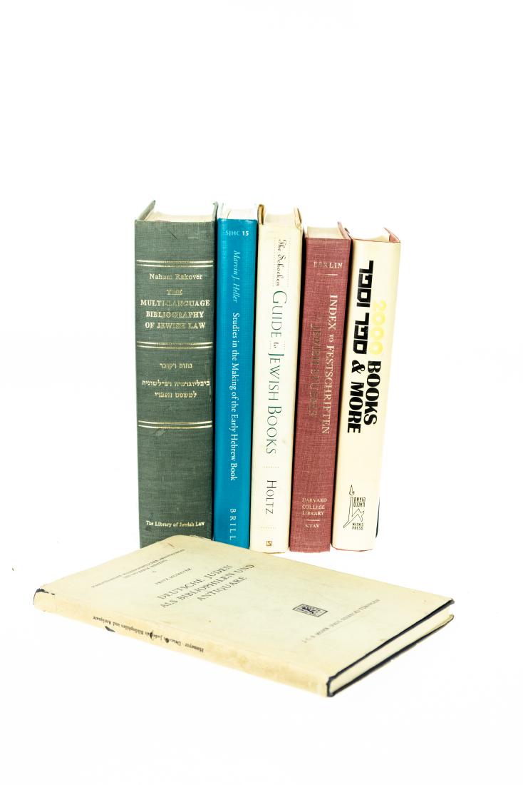 6V Collectible Jewish History HISTORY OF JEWISH BOOKS & (1 of 14)