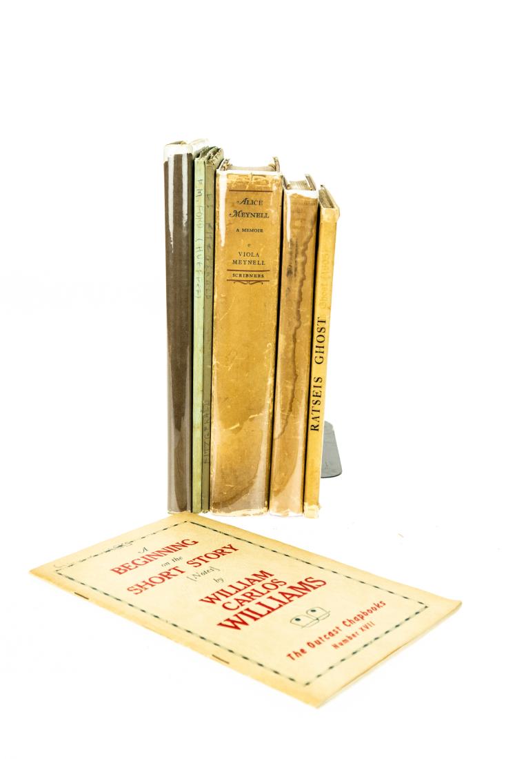 7V Vintage & Antique COLLECTIBLE BOOKS-ON-BOOKS &: 7V Vintage & Antique COLLECTIBLE BOOKS-ON-BOOKS & LITERARY HISTORY Limited Edition Bibliographic Princeton University Library Chronicle Dust Jackets John Rylands Facsimiles Alice Meynell William Carlo