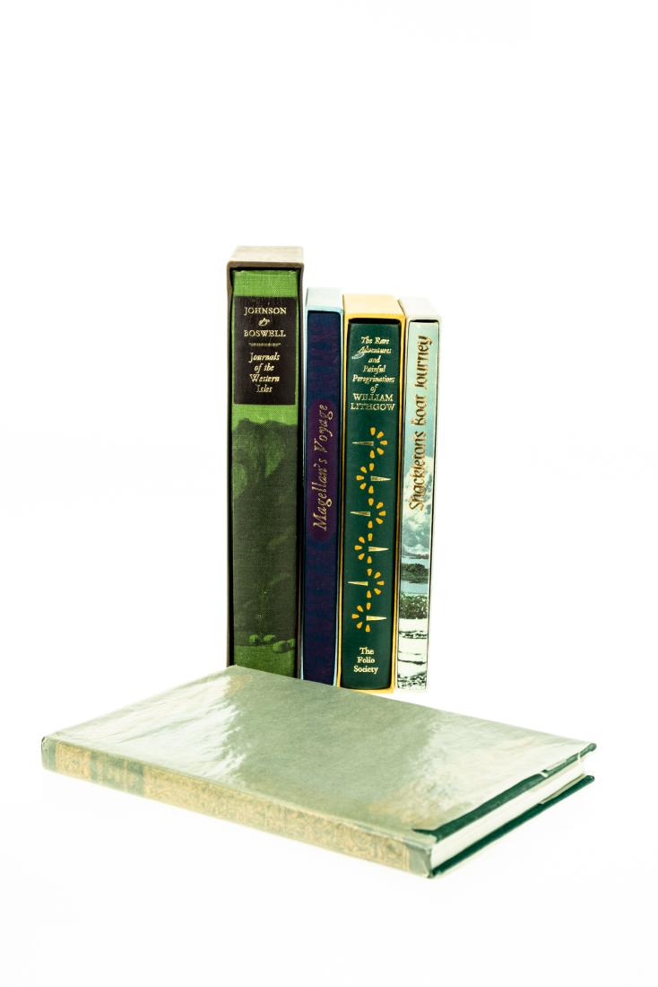 5V Decorative Bindings FOLIO SOCIETY TRAVEL & (1 of 20)