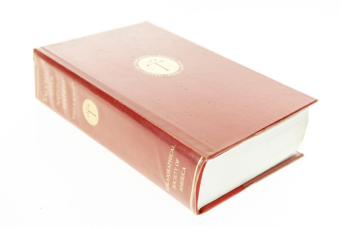 William B Todd & Ann Bowden TAUCHNITZ INTERNATIONAL: William B Todd & Ann Bowden TAUCHNITZ INTERNATIONAL EDITIONS IN ENGLISH 1841-1955 A BIBLIOGRAPHICAL HISTORY 1988 Bibliography Reference German Printers Management Special Series Subsidiary Issues Misc