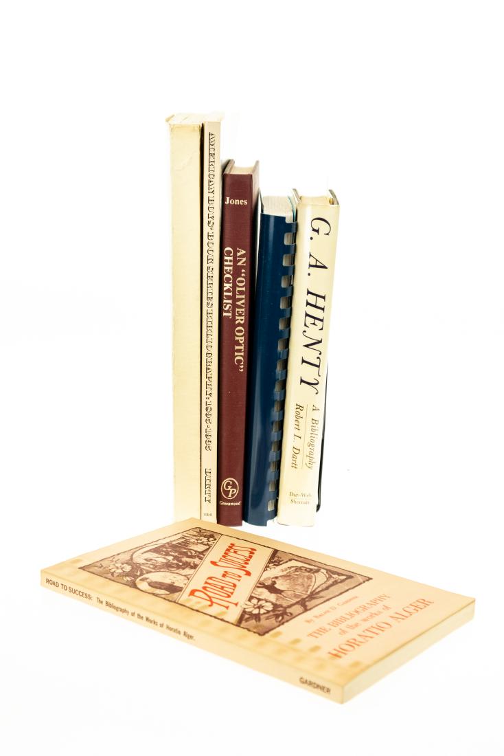 6V Bibliography HISTORY OF BOYS LITERATURE Juvenile: 6V Bibliography HISTORY OF BOYS LITERATURE Juvenile Series Children Oliver Optic William Taylor Adams Hardy Boys Frank & Joe George Alfred Henty Author-Signed Horatio Alger Harry Castlemon Tomlinson E