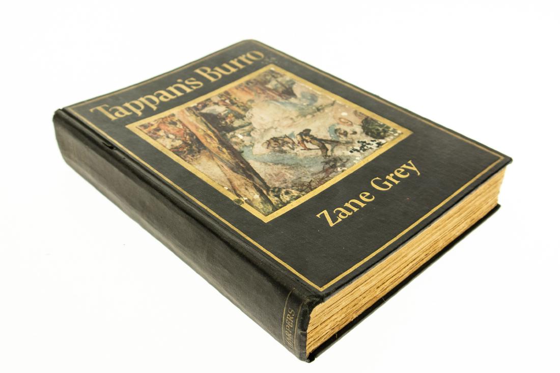 Zane Grey TAPPANS BURRO AND OTHER STORIES 1923 First: Zane Grey TAPPANS BURRO AND OTHER STORIES 1923 First Edition Decorative Gilt Binding Illustrated Plates American West Literature Great Slave Yaqui Tigre Rubber Hunter Desert West Charles S Chapman Fra
