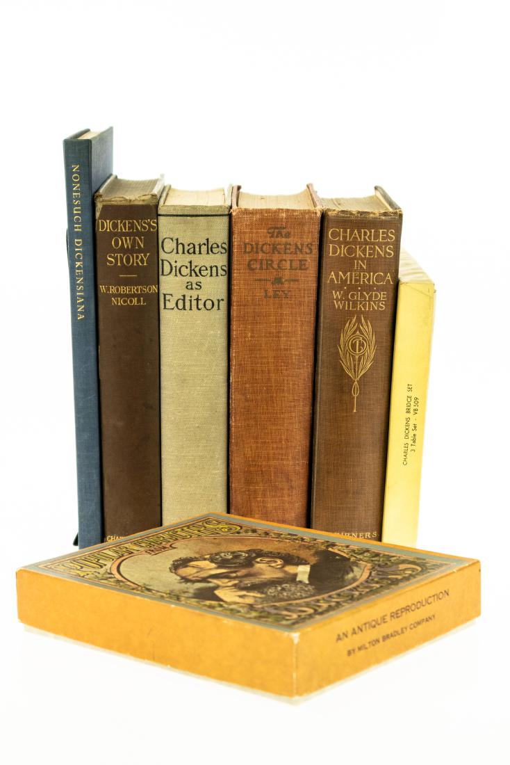 7V Collectible Dickens HISTORY OF DICKENS BOOKS &: 7V Collectible Dickens HISTORY OF DICKENS BOOKS & WRITING Books-On-Books Folio Society Vintage & Antique Card Games Bridge Prospectus Nonesuch Dickens Letters America Biography Milton Bradley Company
