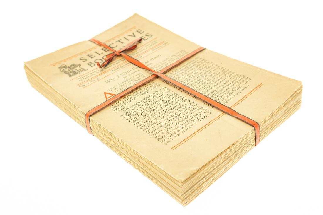 36V ISSUES SELECTIVE BOOK NOTES 1925-1928 Very Rare The: 36V ISSUES SELECTIVE BOOK NOTES 1925-1928 Very Rare The Locust Street Book Shop Philadelphia Cape Cod Travel Parody Philosophy Haiti Moon Storytellers Padraic Colum Poetry Fiction Characters Book Deta