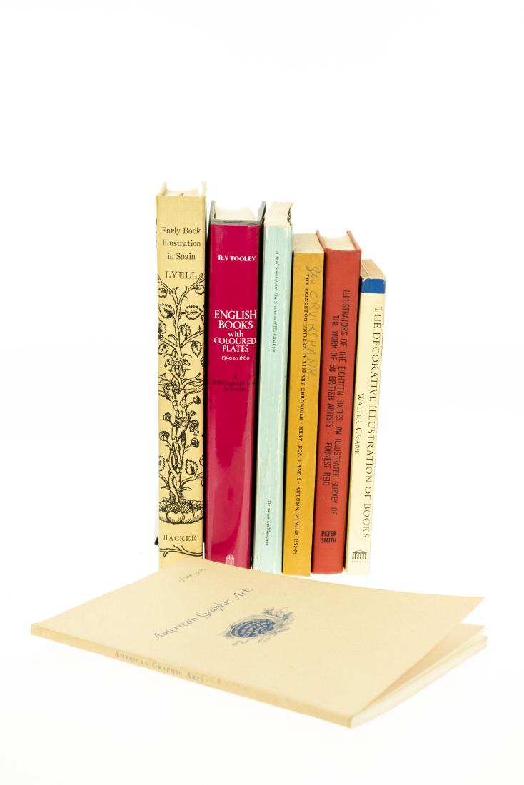 7V Collectible Reference HISTORY OF BOOK ILLUSTRATION: 7V Collectible Reference HISTORY OF BOOK ILLUSTRATION Books-On-Books Walter Crane American Graphic Arts Princeton University Library Chronicle George Cruikshank British Artists Students Of Howard Pyle