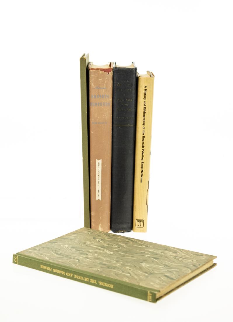 5VCollectible Reference HISTORY OF AMERICAN PRINTERS &: 5VCollectible Reference HISTORY OF AMERICAN PRINTERS & PUBLISHERS Private Presses Roycroft NYS Pricing Guide Incidental Printers Limited Edition Joseph Low Supreme Printing Service De Vinne & Marion P