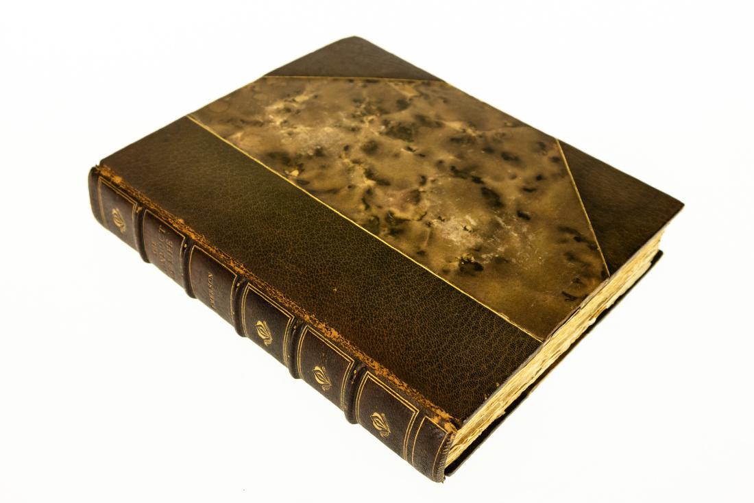 Ralph Waldo Emerson THE CONDUCT OF LIFE 1904 Deluxe: Ralph Waldo Emerson THE CONDUCT OF LIFE 1904 Deluxe Binding Lauriat Turnbull Spears Laid Paper Essays Poems Lighthouse Library Great Thinkers Hand Illumined Bookmark Title: The Conduct of Life Author: