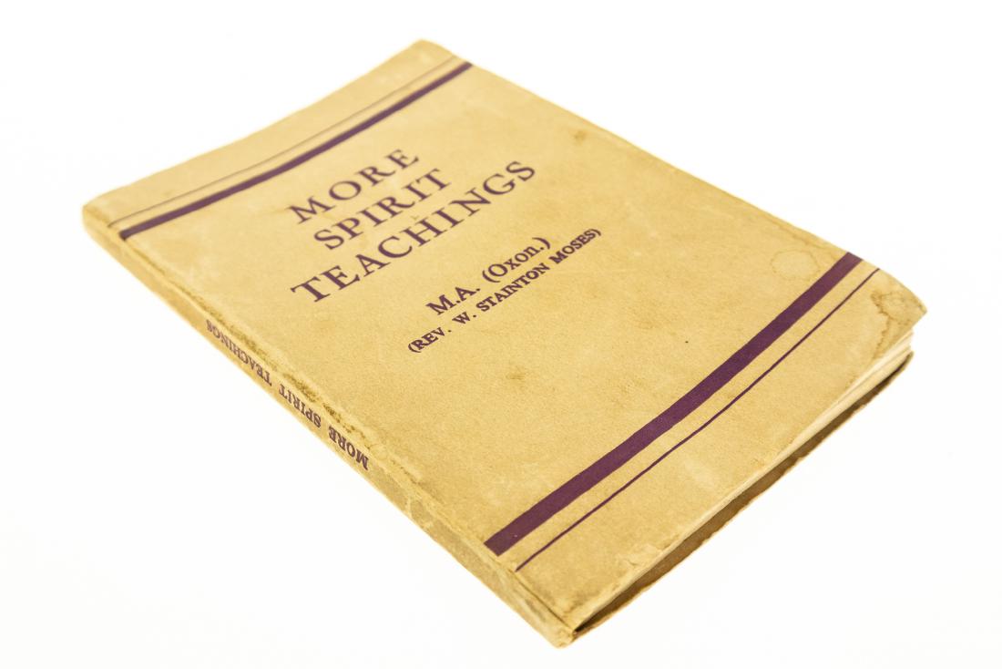 W Stainton Moses MORE SPIRIT TEACHINGS 1942 Very Scarce: W Stainton Moses MORE SPIRIT TEACHINGS 1942 Very Scarce Early Printing Mediumship M A Oxon Reprinted From Light Journal Psychic Afterlife Mysticism Occult Spiritualists Dr Speer Religious Belief Title