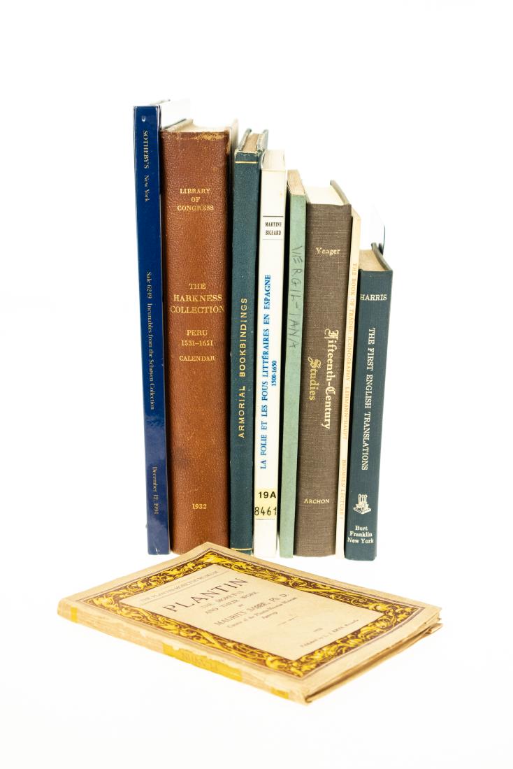 9V HISTORY OF EARLY BOOKS & MANUSCRIPTS Incunabula: 9V HISTORY OF EARLY BOOKS & MANUSCRIPTS Incunabula Bibliographic Peru Manuscripts Harkness Collection Library Of Congress Spanish Manuscripts Uncut Pages Armorial Bookbindings Tudor Stuart Hanoverian 