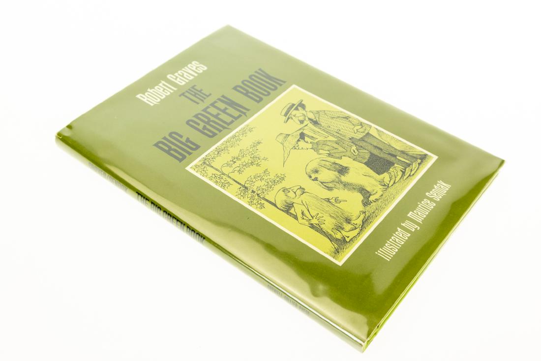 Robert Graves THE BIG GREEN BOOK 1968 First Printing: Robert Graves THE BIG GREEN BOOK 1968 First Printing Illustrated and Signed By Maurice Sendak Original Dust Jacket Childrens Literature Magic Spells Title: The Big Green Book Author: Robert Graves - R