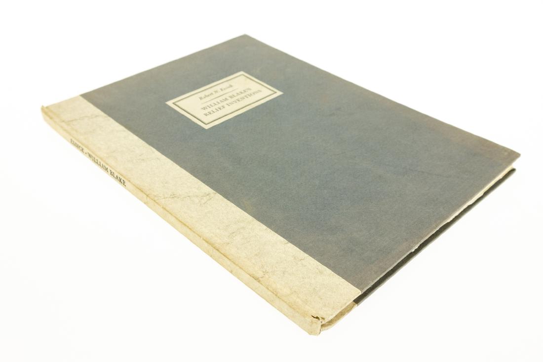 Robert N Essick WILLIAM BLAKES RELIEF INVENTIONS 1978: Robert N Essick WILLIAM BLAKES RELIEF INVENTIONS 1978 Limited Edition Illuminated Printing Art English Poet Painter Printmaker Technique Etching Copper Plates Romantic Age Title: William Blake's Relie