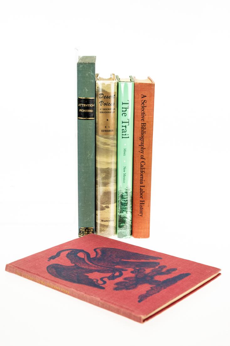 5V Books-On-Books PRINTING HISTORY OF CALIFORNIA: 5V Books-On-Books PRINTING HISTORY OF CALIFORNIA Limited Edition Author-Signed Scarce First Book Facsimile Reglamento Provicional Monterey Agustin B Zamorano Bibliography Labor History Mitchell Slobod