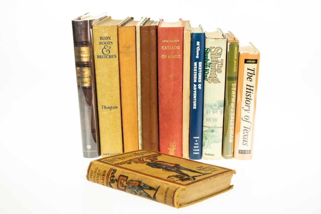 12V COLLECTIBLE ESTATE BOOKS Vintage And Antique: 12V COLLECTIBLE ESTATE BOOKS Vintage And Antique Author-Signed Decorative Book Of The Month Club Mass Violence In America Body Boots Britches Harold B Thompson Death Of A Salesman Arthur Miller The Sh