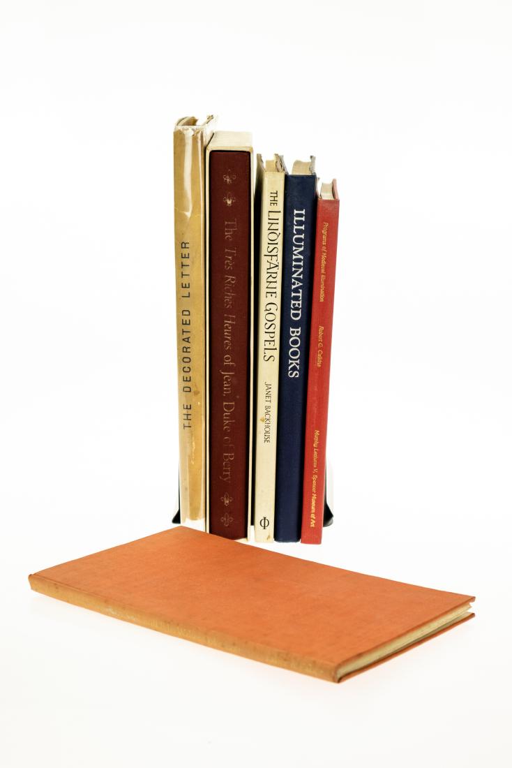 6V Collectible Books-On-Books HISTORY OF EARLY BOOK: 6V Collectible Books-On-Books HISTORY OF EARLY BOOK ILLUMINATION Medieval Manuscripts Winchester Bible Artists Walter Oakeshott Illustrated Plates Mounted Color Plates Middle Ages Renaissance Baltimor
