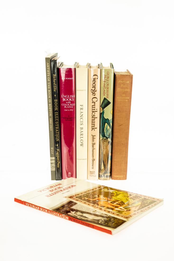 8V Books-On-Books HISTORY OF BOOK ILLUSTRATION Limited: 8V Books-On-Books HISTORY OF BOOK ILLUSTRATION Limited Edition Illumined Victorian English Books with Coloured Plates 1790-1860 Bibliographical Account Aquatint Lithography George Cruikshank Life Lond