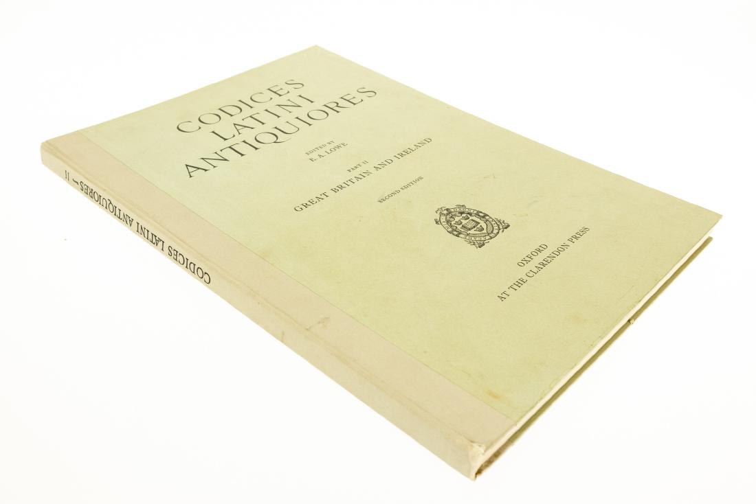Elias Avery Lowe CODICES LATINI ANTIQUIORES 1972 Folio: Elias Avery Lowe CODICES LATINI ANTIQUIORES 1972 Folio Great Britain Ireland Manuscripts Latin Insular Palaeography Uncial Luxeuil Laon Corbie Visigothic Byzantium Posthumous Title: Codices Latini Ant