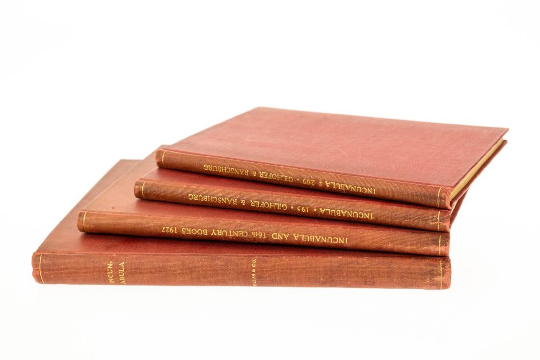 4V Antique BOUND BOOKSELLERS CATALOGS FEATURING: 4V Antique BOUND BOOKSELLERS CATALOGS FEATURING INCUNABULA Gilhofer and Ranschburg Vienna Catalogs 195 and 209 Jacques Rosethan Munchen Weiss and Co Antiquariat Illustrated Books of the XVI and XVIII 