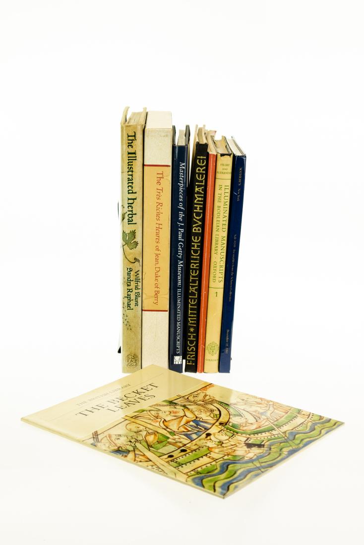 8V Collectible Reference HISTORY OF EARLY BOOKS AND: 8V Collectible Reference HISTORY OF EARLY BOOKS AND MANUSCRIPTS Incunabula Illuminated Illustrated Herbal Wilfrid Blunt Sandra Raphael Becket Leaves Janet Backhouse Christopher de Hamel Mittelalterlic