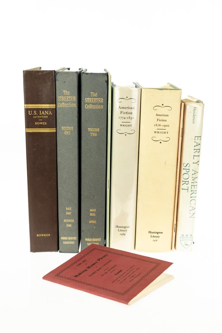 9V Collectible Reference HISTORY OF AMERICAN BOOKS AND: 9V Collectible Reference HISTORY OF AMERICAN BOOKS AND PRINTING Books-On-Books Bibliographic Art of Making Money Plenty Dr Franklin Reprint Rebus Hieroglyphic Edition Early American Sport Sporting Son