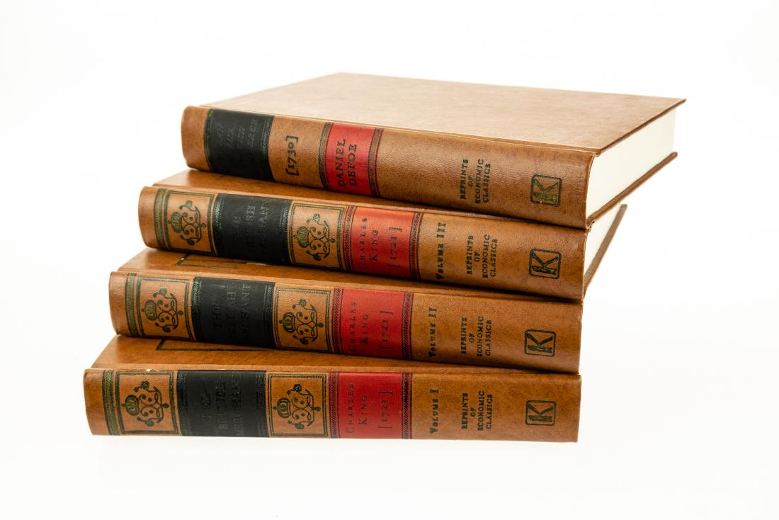 4V Daniel Defoe and Charles King REPRINTS OF ECONOMIC: 4V Daniel Defoe and Charles King REPRINTS OF ECONOMIC CLASSICS SERIES A Plan of the English Commerce 1730 Reprint 1967 The British Merchant or Commerce Preserved 3V 1721 Reprint 1968 Tables Fold-Outs 