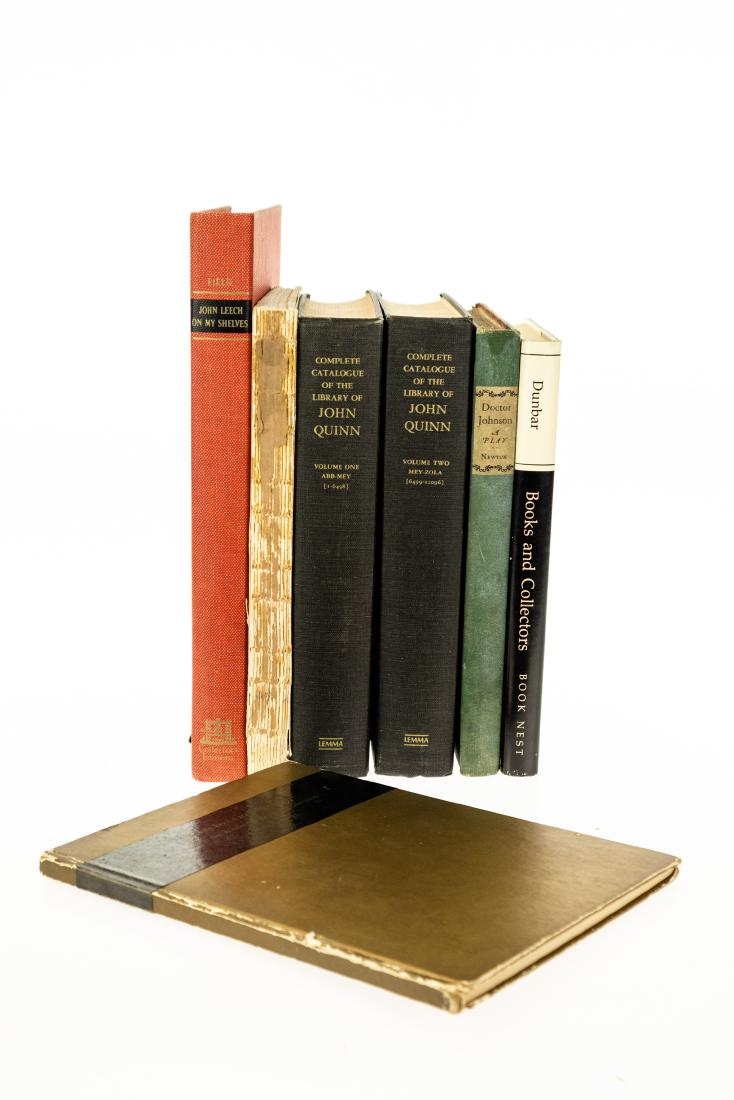 6V Books-On-Books HISTORY OF BOOKSELLING AND COLLECTING: 6V Books-On-Books HISTORY OF BOOKSELLING AND COLLECTING Signed Limited Edition Decorative Bibliographic Illustrated Books and Collectors Maurice Dunbar Catalogue Library of John Quinn Anderson Galleri