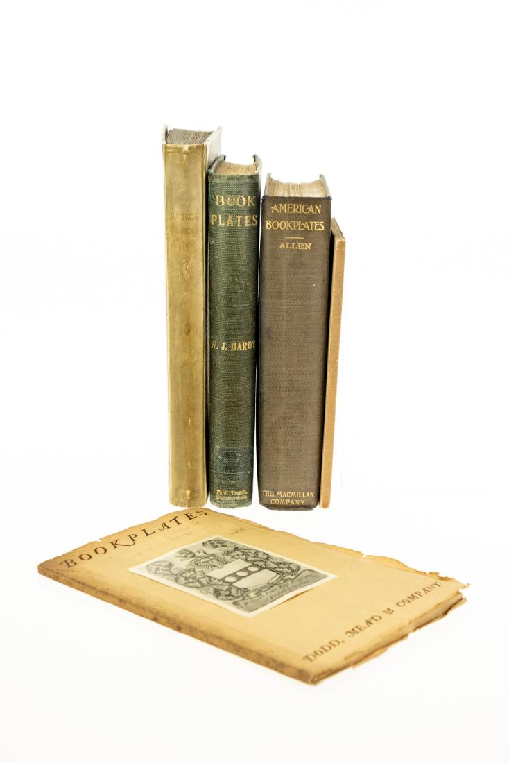 5V Collectible Reference HISTORY OF BOOKPLATES: 5V Collectible Reference HISTORY OF BOOKPLATES Author-Signed Books-On-Books Vintage and Antique Catalogue Rare Items Paul Revere Hildebrand Brandenberg William Penn Plates Dodd Mead and Co. Early Amer