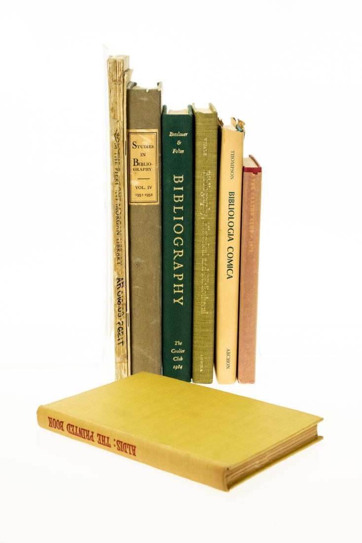 8V Books-On-Books BOOKS AND BIBLIOGRAPHY Limited: 8V Books-On-Books BOOKS AND BIBLIOGRAPHY Limited Edition Printing Presses The Printed Book Harry G Aldis Bibliologia Comica Lawrence S Thompson Handbook of Termans and names Philip H Vitale The Caxton