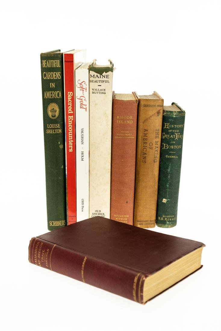 8V COLLECTIBLE AMERICAN HISTORY Illustrated Plates West: 8V COLLECTIBLE AMERICAN HISTORY Illustrated Plates West Native American Indians Father De Smet Rocky Mountain West Frontier Wallace Nutting Maine Beautiful First Printing in Dust Jacket Boston Fire WP